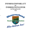Informationsschreiben für Indirekteinleiter