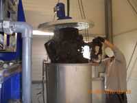 Verzopfungen in einem Mischer (Rührwerk)