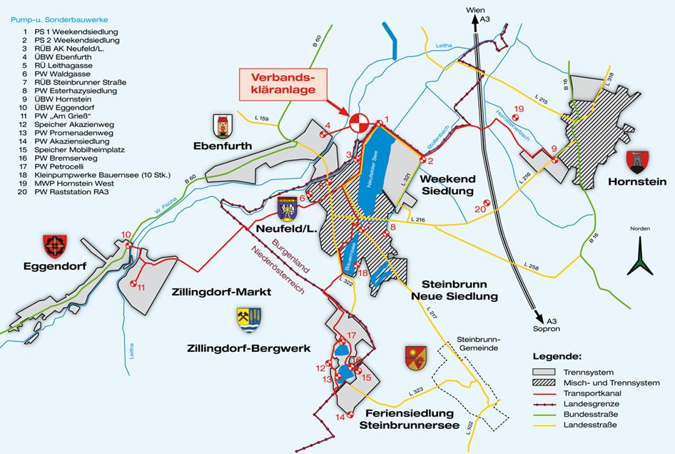 Karte Mitglieder Karte der Mitglieder des Wasserverbandes
